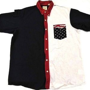 redhead mens button down shirt sz extra large